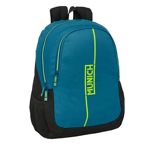 Safta Munich Land Mochila Adaptable a Carro - Portabotellas - Dos Compartimentos Grandes - Tirador Doble - Hombreras Ergonomicas - Asa de Mano - 23L -