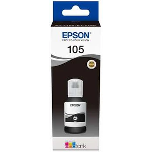 Epson 105 Negro Botella de Tinta Pigmentada Original - C13T00Q140