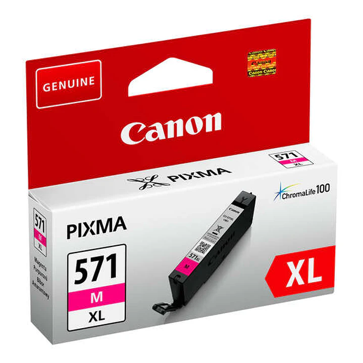 Canon CLI571XL Magenta Cartucho de Tinta Original - 0333C001 1