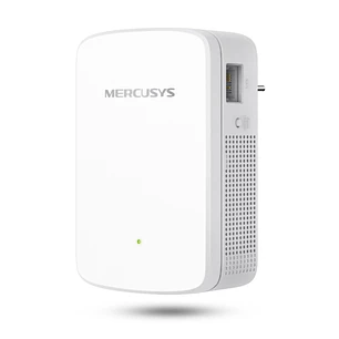 Mercusys ME20 Repetidor Extensor de Red WiFi - Hasta 750Mbps - 1x RJ-45 - Boton WPS - Color Blanco