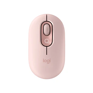 Logitech POP Mouse Raton Inalambrico 1000dpi - 4 botones - Multidispositivo - Color Rosado