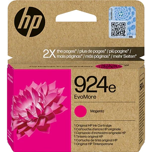 HP 924e XL Magenta Cartucho de Tinta Original - 4K0U8NE