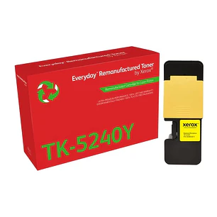 Xerox Everyday Kyocera TK5240 Amarillo Cartucho de Toner Remanufacturado - Reemplaza 1T02R7ANL0/TK5240Y