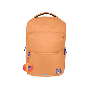 Oxford B-Ready Mochila 28L - Tamaño 42x30x15cm - Bolsillo Acolchado - Asa Superior - Funda para Lluvia - Poliester Reciclado RPET - Color Melocoton