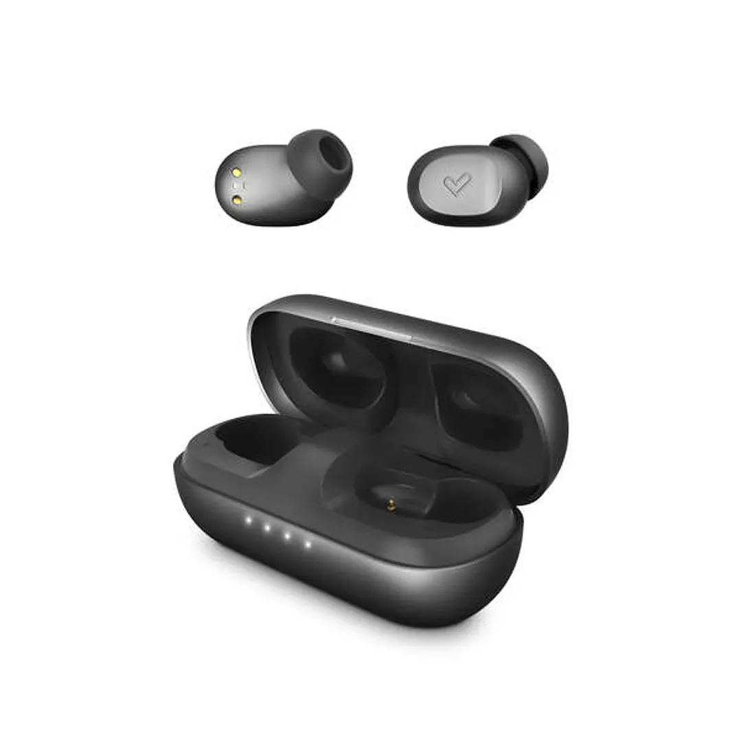 Energy Sistem Auriculares Inalambricos Urban 3 - Inalambricos - Diseño Compacto - Caja de Carga Inalambrica - Color Negro 1