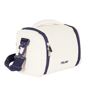 Milan 430 Since 1918 Bolsa Isotermica Porta Alimentos de 5L - Gran Capacidad - Apertura Total - 24.5x20x16cm - Color Beige