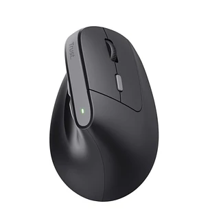 Trust Raton Inalambrico USB - Diseño Ergonomico - Indicadores LED - 6 Botones - Color Negro