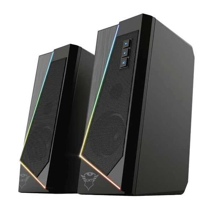 Trust Gaming GXT 609 Zoxa Altavoces USB 2.0 12W - Iluminacion LED RGB - Altavoz de 40mm - Color Negro 1