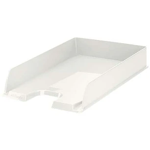 Esselte Europost Vivida Bandeja Portadocumentos -  Formato Vertical - A4 - Espacio para Etiqueta Identificativa - Color Blanco