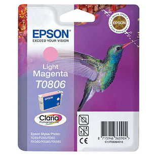 Epson T0806 Magenta Light Cartucho de Tinta Original - C13T08064011