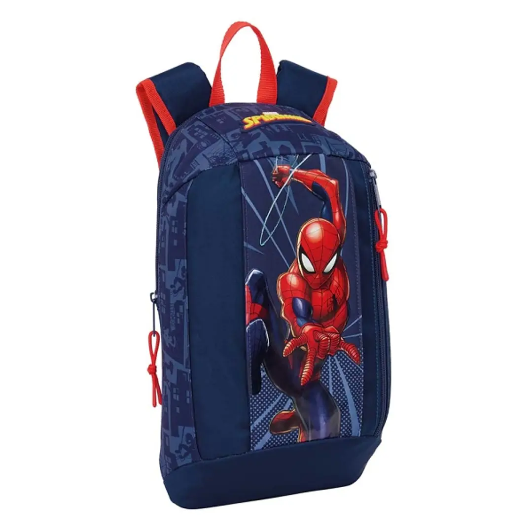 Safta Spider-Man Mini Mochila - Hombreras Ergonomicas - Asas de Mano - 8.5L - Espalda Acolchada - Ajustables en Hombreras - Ideal para Uso Diario - 22 1