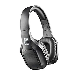 NGS Artica Wrath Auriculares Bluetooth 5.1 con Microfono - Diadema Ajustable - Almohadillas Acolchadas - Autonomia hasta 12h - Manos Libres - Color Ne