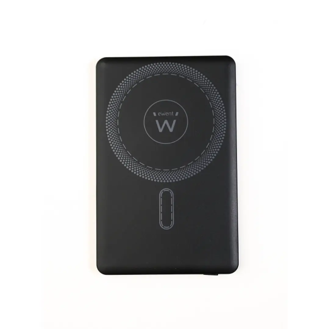 Ewent EW1160 Powerbank Magsafe 5000mAH 20W PD y QC - USB-C - Color Negro 1