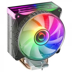 Mars Gaming MCPU-VR Disipador CPU - Soporta hasta 180W TDP - Doble Espejo Infinito ARGB - Multisocket Universal - Control Iluminacion ARGB - Color Neg