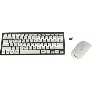 Tacens Combo Teclado y Raton Inalambrico - Sensor Optico 1200-2000 DPI - Alcance 10m - Teclas Multimedia - Compatible Windows/Mac/Linux - Color Varios