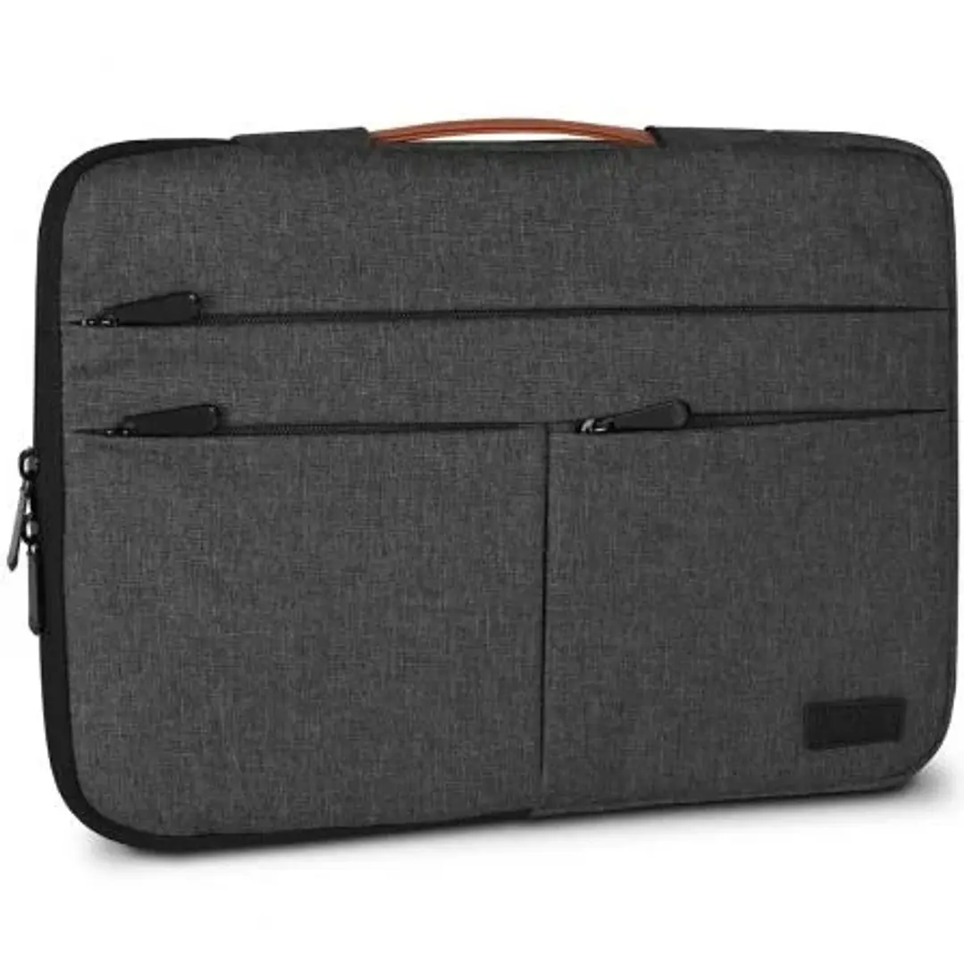Subblim Funda Air Padding 360 - 380x275x30 mm - Protección 360º con Air Padding - Múltiples bolsillos - Resistente y duradera - Color Gris 1