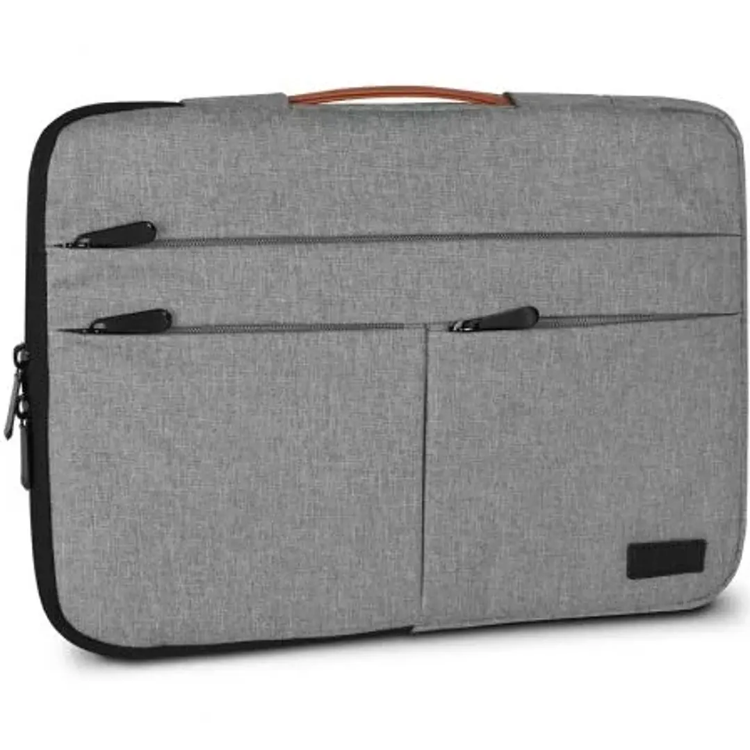 Subblim Funda Air Padding 360 - 380x275x30 mm - Protección 360º con Air Padding - Múltiples bolsillos - Resistente y duradera - Color Gris 1