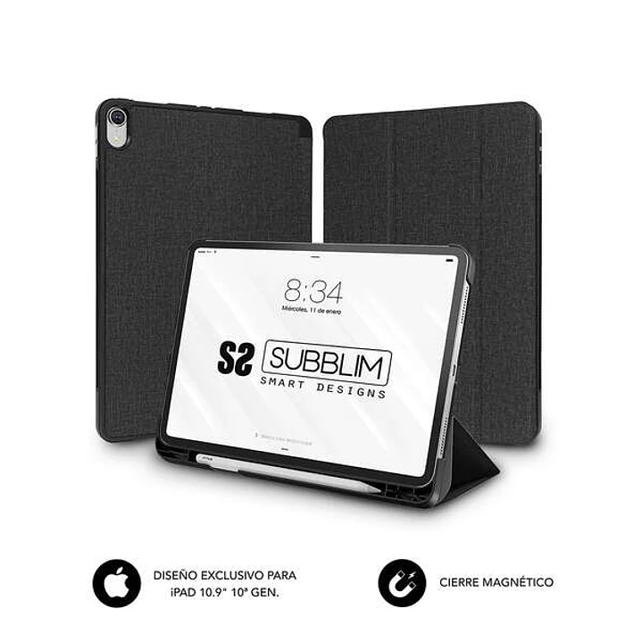 Subblim Funda Exclusiva para Ipad 10ª Generacion de 10,9 Pulgadas - Shock Case - Bordes Reforzados - Carcasa Trasera Rigida - Diseño Ultraligero - Fun 1