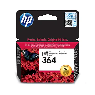 HP 364 Negro Photo Cartucho de Tinta Original - CB317EE