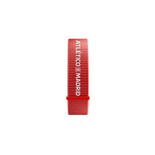 Savefamily Correa de Tela para Savewatch Plus Edicion Atletico de Madrid - Color Roja