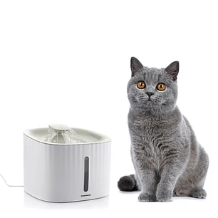 Innovagoods Drinkatt Fuente USB para Mascotas - Capacidad 3L - Silenciosa - Filtros Reutilizables - 3 Modos de Flujo - Indicador Nivel - Facil Limpiez