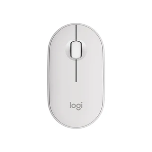 Logitech Pebble Mouse 2 M350s Raton Inalambrico USB 1000dpi - Multidispositivo - Uso Ambidiestro - Color Blanco