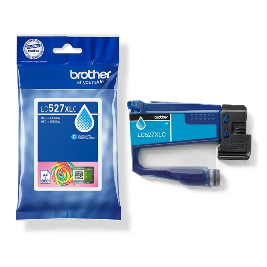 Brother LC527XL Cyan Cartucho de Tinta Original - LC527XLC 1