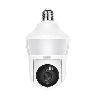 XO Camara de Seguridad Wifi 3mpx - Deteccion de Movimiento 0-12m - Vision Nocturna - Intercomunicador Bidireccional - Grabacion en Bucle - Rotacion 35