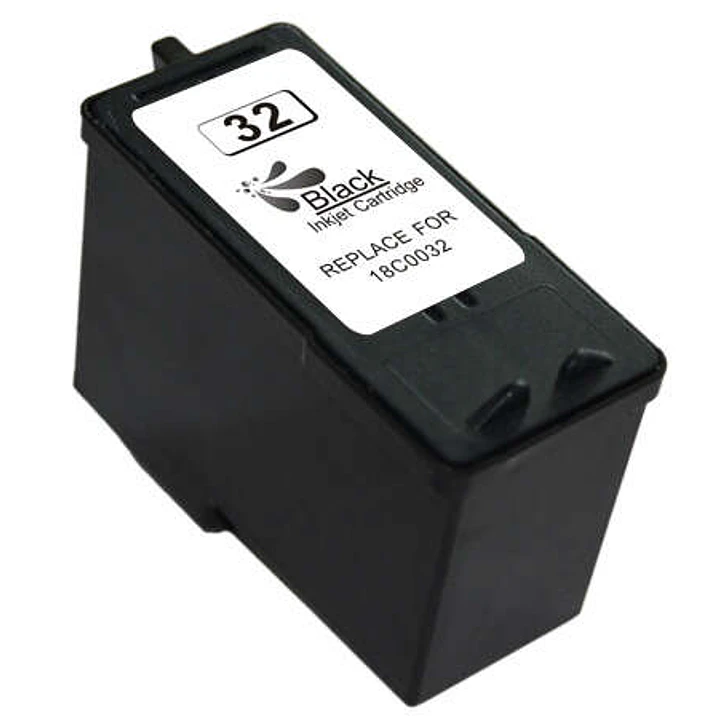 Lexmark 32 Negro Cartucho de Tinta Generico - Reemplaza 18CX032E 1