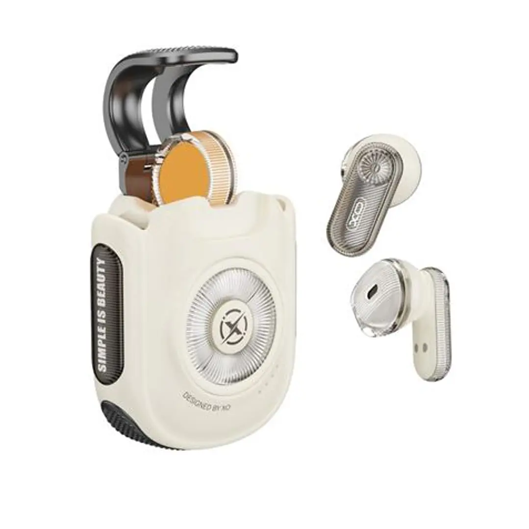 XO G39 Auriculares - Bluetooth 5.3 - TWS - Cancelacion de Ruido - Control Remoto para tus Videos y Fotos - Color Blanco 1