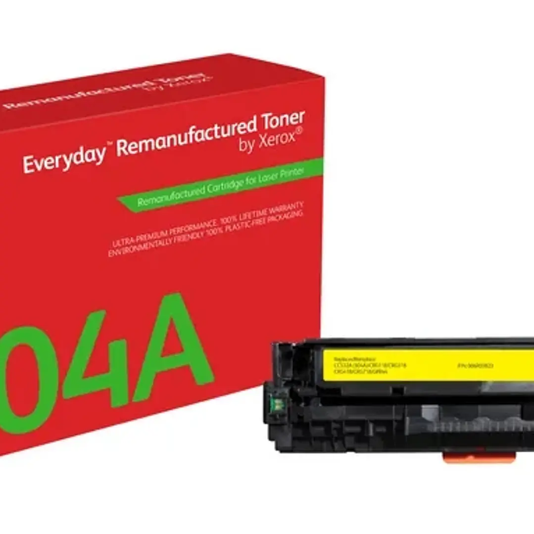 Xerox Everyday HP CC532A Amarillo Cartucho de Toner Remanufacturado - Reemplaza 304A 1