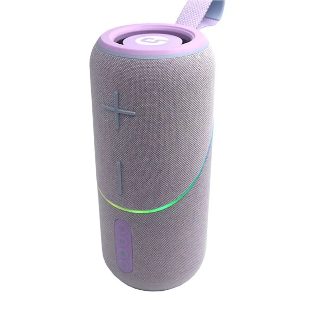 Coolsound Rainbow Beat Altavoz Bluetooth True Wireless 20W - Autonomia hasta 3h - USB, MicroSD y Aux - Funcion Manos Libres - Radio FM - Iluminacion R 1