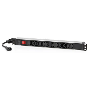 Salicru Regleta SPS PDU Unidad de Distribucion de Energia - 12 Tomas IEC C13 - Color Negro