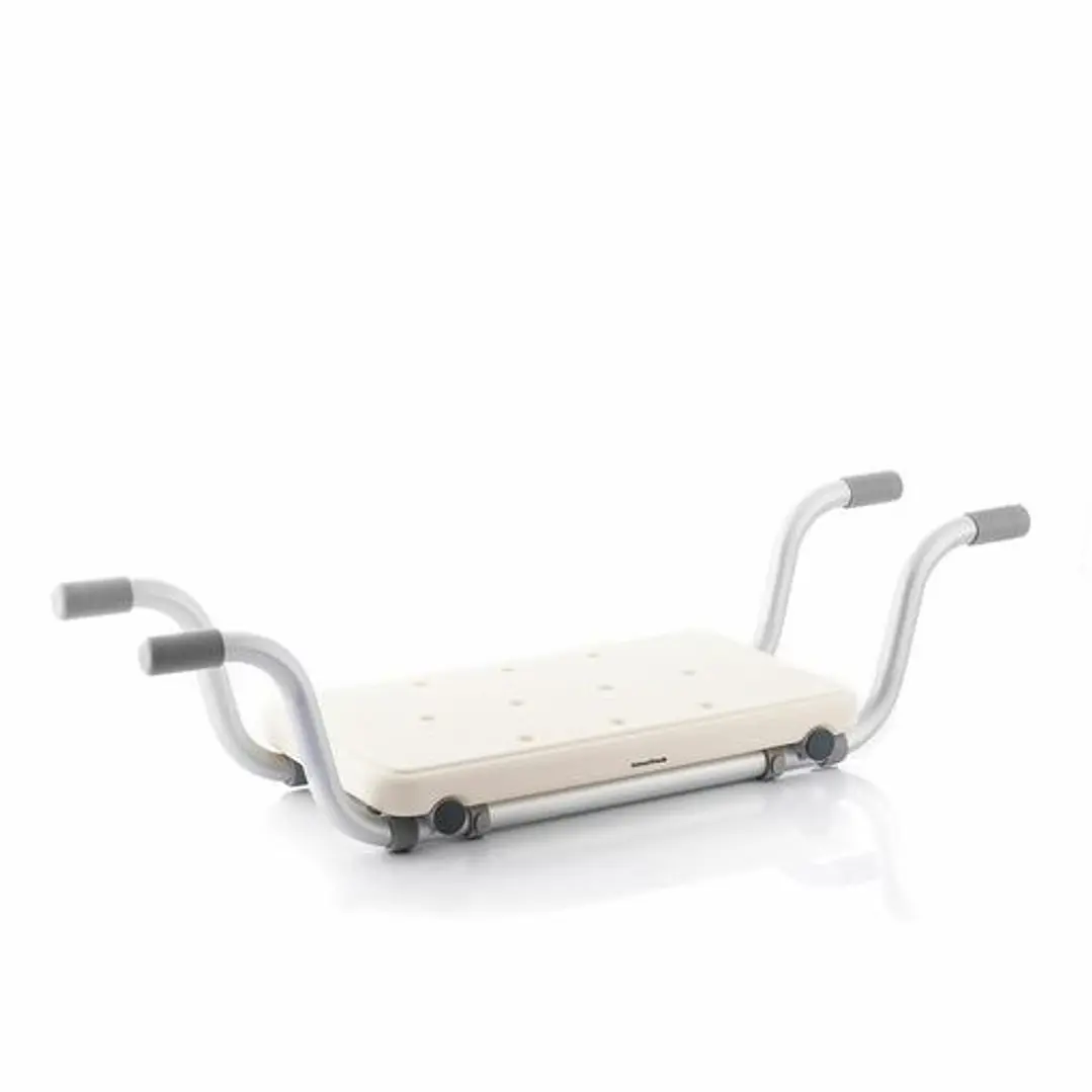 Innovagoods Seburett Asiento 2 en 1 - Ajustable y Extensible - Antideslizante - Multifuncion - Resistente - Facil Montaje y Limpieza - Soporta hasta 1 1