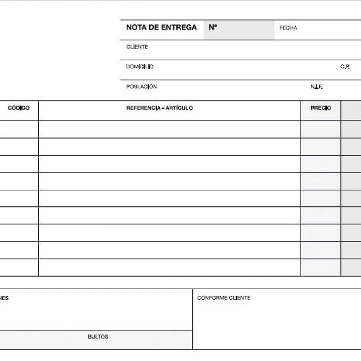 Apli Talonario Entrega 1/8 Apaisado Duplicado - Formato Apaisado - 2 Copias - Numeracion Secuencial - Papel Autocopiativo - Blanco 1