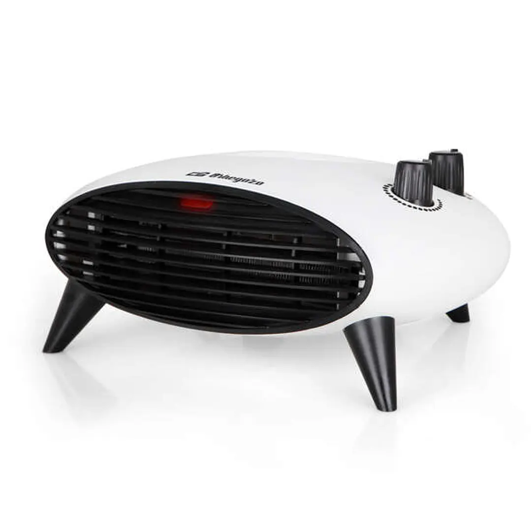 Orbegozo FH 5034 Calefactor Elegante y Funcional Calefactor con Selector Rotativo de Posiciones - Termostato Regulable y Funcion Ventilador de Aire Fr 1