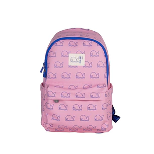 Milan Coleccion 460 Mochila Infantil Casual 9.5L - Compartimento Principal y Bolsillo Frontal con Cremalleras - 2 Bolsillos Laterales - Color Rosa/Azu