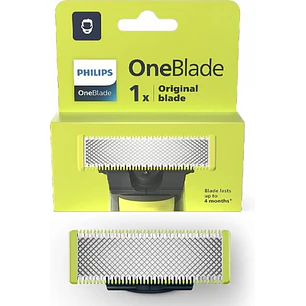 Philips OneBlade QP210/51 Cuchilla de Repuesto Original - Compatible con Todos los Mangos OneBlade y OneBlade Pro - Resistente al Agua IPX7