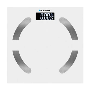 Blaupunkt BP5009 Bascula de Bano Digital Extraplana - 180kg con Vidrio Templado - Sensores de Alta Precision - Pantalla LCD con Indicador de Temperatu