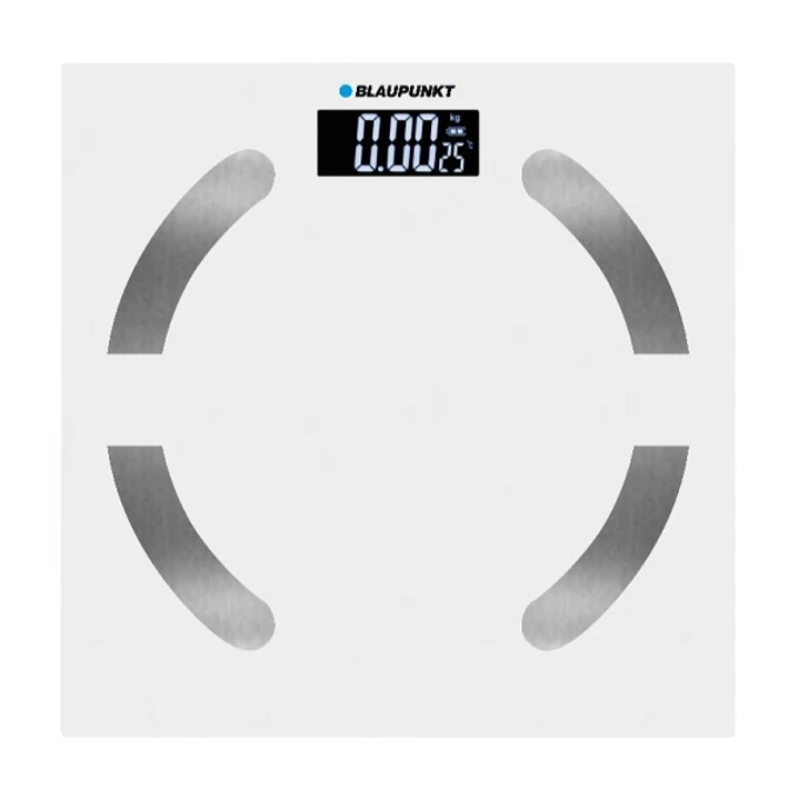Blaupunkt BP5009 Bascula de Bano Digital Extraplana - 180kg con Vidrio Templado - Sensores de Alta Precision - Pantalla LCD con Indicador de Temperatu 1