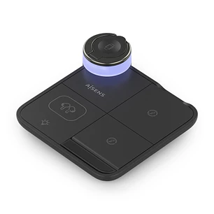 Aisens Cargador Inalambrico 15W - USB-C - Protocolo Qi - Moviles, Apple Watch y Auriculares - Proteccion Contra Sobretension, Sobretemperatura y sobre