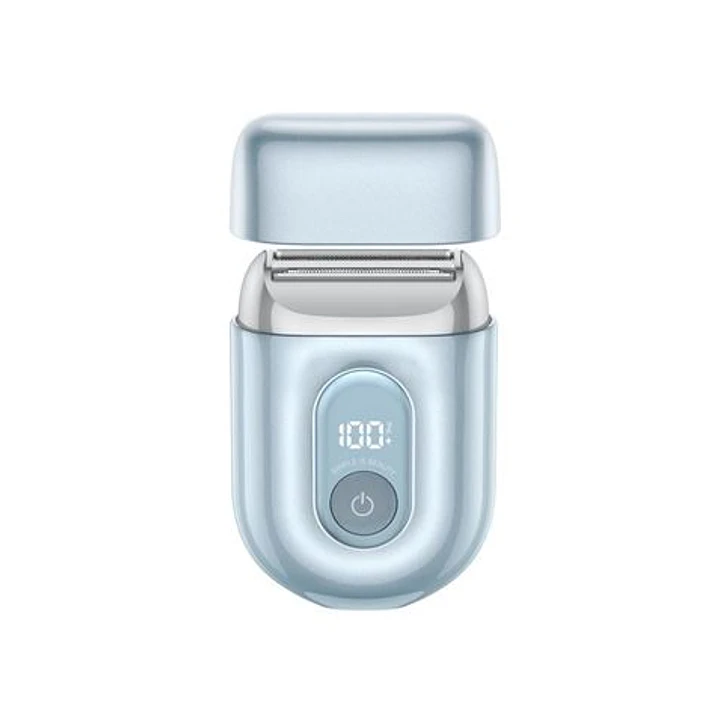 XO CF42 Depiladora Electrica - Bateria 450mah - Cuchillas de Acero - IPX6 - Color Azul 1