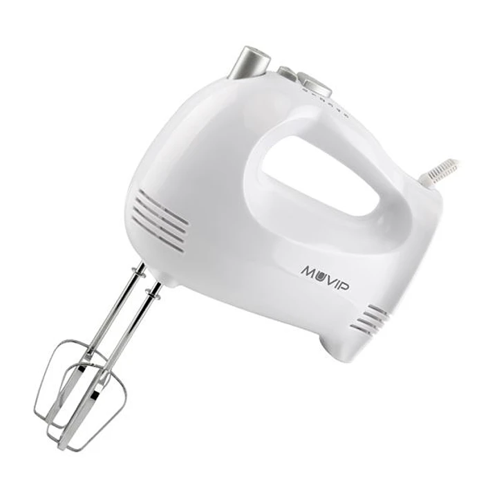 Muvip Batidora Amasadora de Mano para Reposteria 400W - 5 Velocidades - 2 Conjuntos de Varillas - Boton Turbo 1