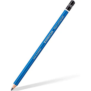 Staedtler Mars Lumograph 100 Lapiz de Grafito Hexagonal - Mina 8B - Resistencia a la Rotura - Madera de Bosques Sostenibles