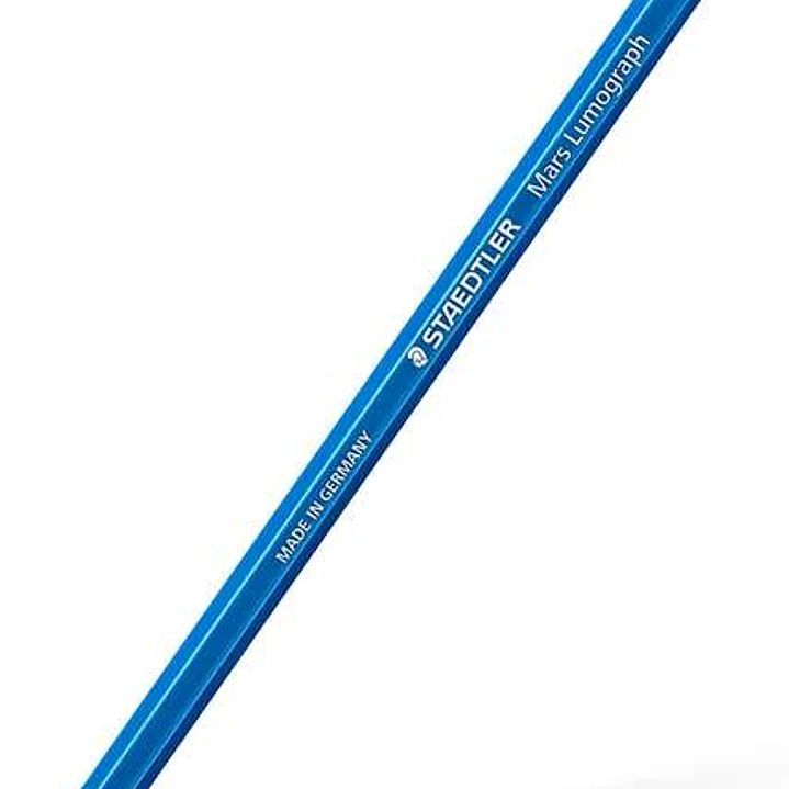 Staedtler Mars Lumograph 100 Lapiz de Grafito Hexagonal - Mina 2B - Resistencia a la Rotura - Madera de Bosques Sostenibles 1