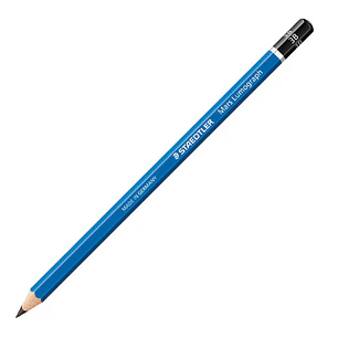 Staedtler Mars Lumograph 100 Lapiz de Grafito Hexagonal - Mina 3B Ultrarresistente de 2.5mm - Madera de Bosques Sostenibles - Caja de 12 ud