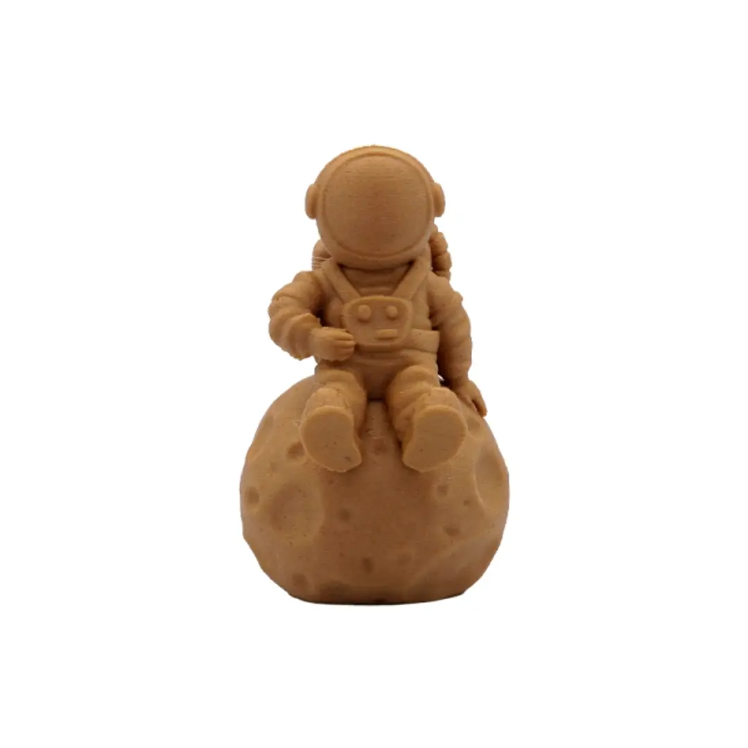 Filamento 3D PLA WOOD - Diametro 1.75mm - Bobina 0.5kg - Color Madera Natural 1