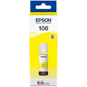 Epson 106 Amarillo Botella de Tinta Original - C13T00R440