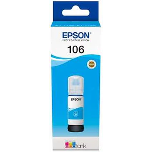 Epson 106 Cyan Botella de Tinta Original - C13T00R240
