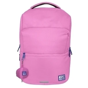 Oxford B-Ready Mochila 28L - Tamaño 42x30x15cm - Bolsillo Acolchado - Asa Superior - Funda para Lluvia - Poliester Reciclado RPET - Color Rosa